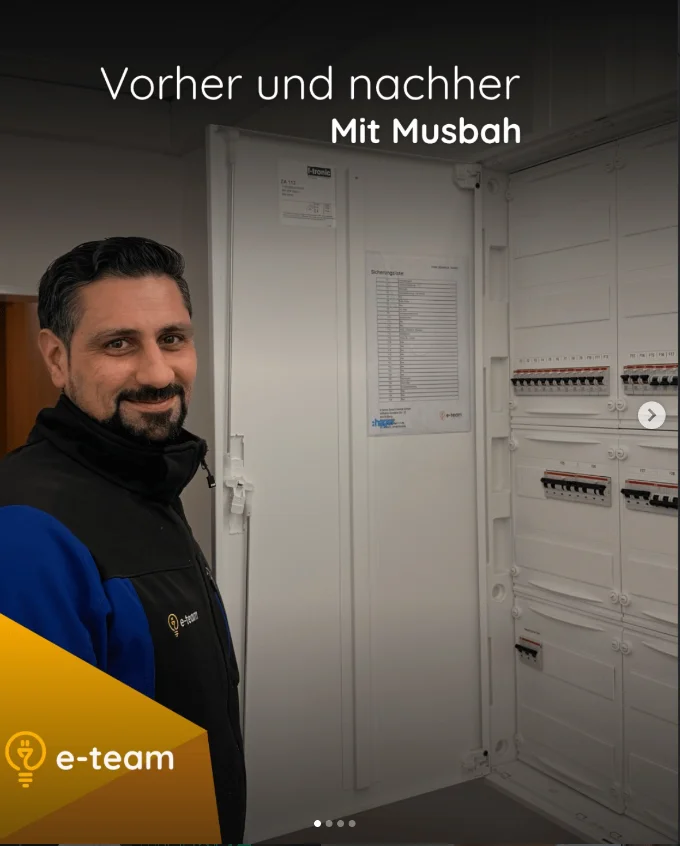 Saubere Elektroverteilung — Schaltschrank vom e-team Ravensburg